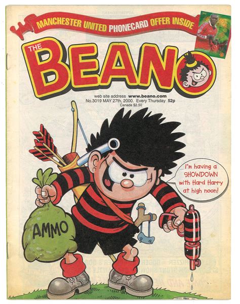 Beano No 3019 May 27 2000 Uk Original British Vintage Comics Etsy