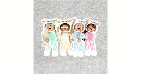 Girl Roblox Cow Outfit Roblox Sticker Teepublic