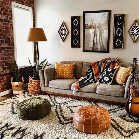 Create An Aesthetic Living Room With A Bohemian Interior