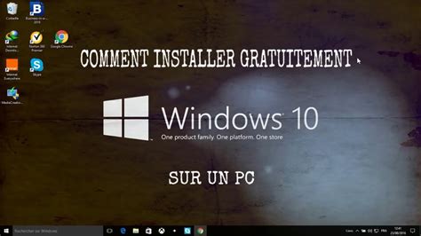 Installer Et Activer Gratuitement Windows 10 Youtube