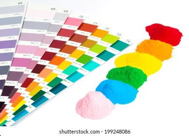 Colorful Powder Coating Color Chart Stock Photo Shutterstock