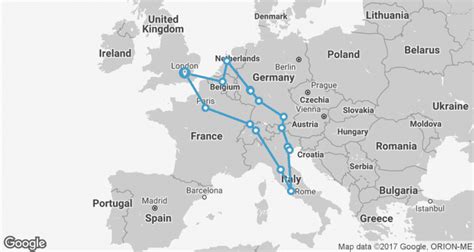 European Whirl With Eurostar Summer 2018 Summer 15 Days By Trafalgar