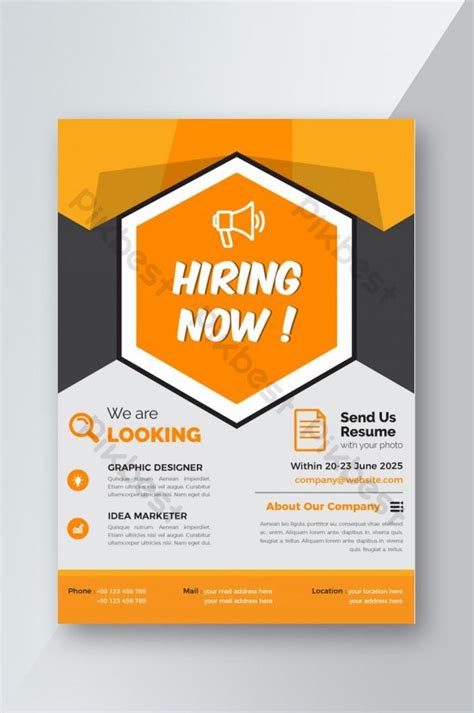 Job Vacancy Template For Recruitment Flyer Ai Free Download Pikbest
