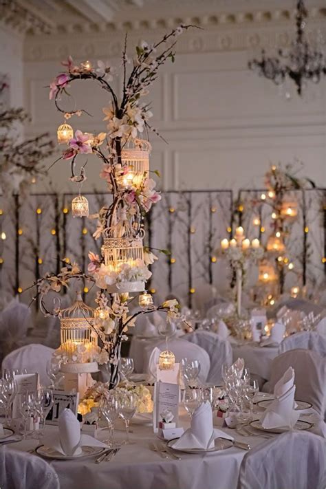 Romantic Wedding Centerpieces With Glamour Glamour N Luxury Wedding
