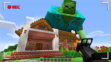 AMIGOS SALVAN EL MUNDO DE ZOMBIE MUTANTE GIGANTE MINECRAFT TROLL