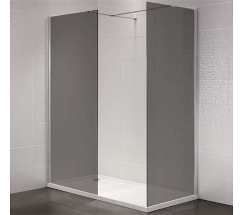 Smoked Glass Wetroom Panel From April Identiti2 Range Is Backed With Lifetime Guarantee This