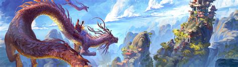 Dual Monitor Dragon Wallpapers Top Free Dual Monitor Dragon