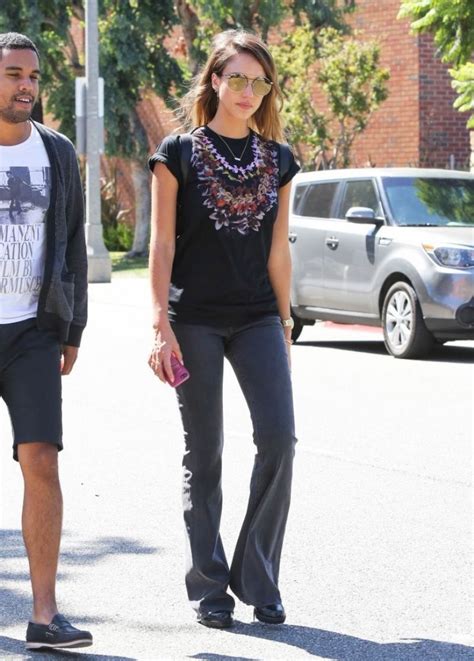 Jessica Alba In Tight Jeans Out In Santa Monica Gotceleb