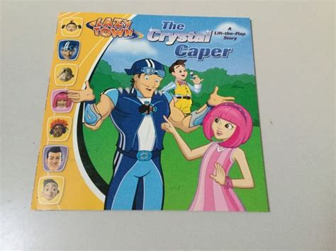 Lazy Town The Crystal Caper Lift The Flap Story Picture Book New