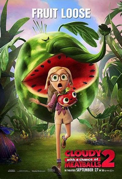 Cloudy With A Chance Of Meatballs 2 2013 Poster 1 Trailer Addict