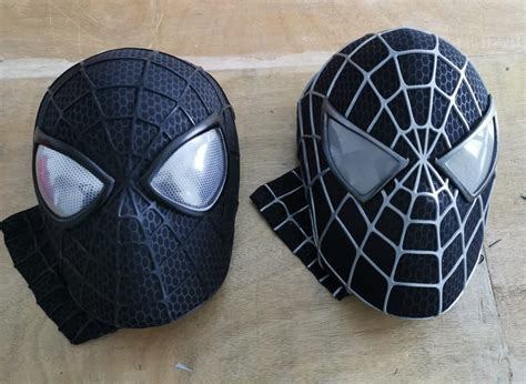Spiderman Black Mask Customized Color Amazing Spider Man Mask Etsy
