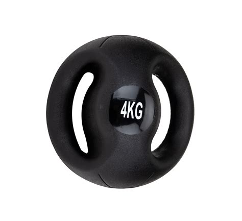 Mindreader Medicine Ball With Handles Strength Training Ball Home