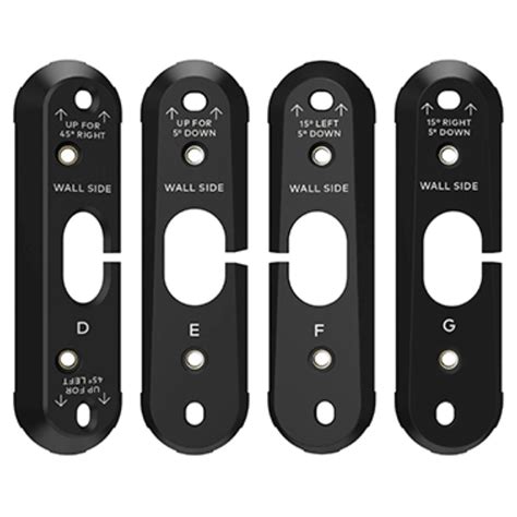 Adc Vdba Wmk Wedge Mount Kit For Adc Vdb770 Video Doorbells