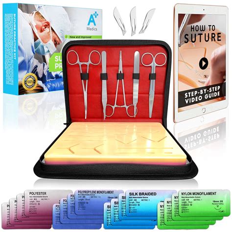 Best Suture Kit For Student Training With Suturing Video Course