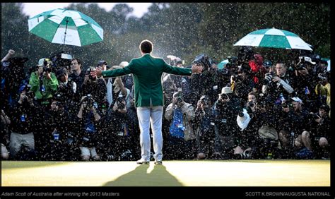 Adam Scott Winning In The Rain Links Life Golf