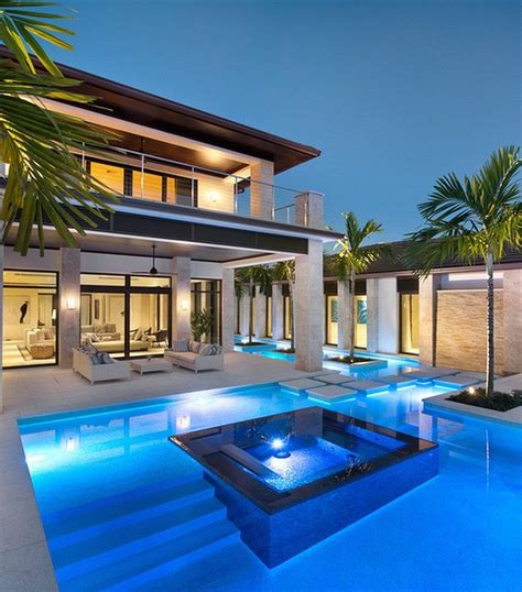 50 Amazing Modern Swimming Pool Designs Fancy Houses Swimming Pool Designs Dream House Exterior