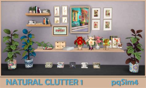 Natural Clutter 1 Sims 4 Custom Content