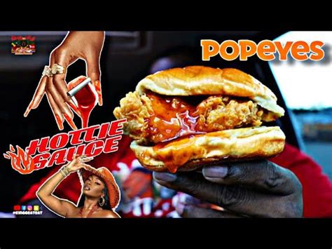 Popeyes New Megan Thee Stallion Hottie Sauce Chicken Sandwich MUKBANG