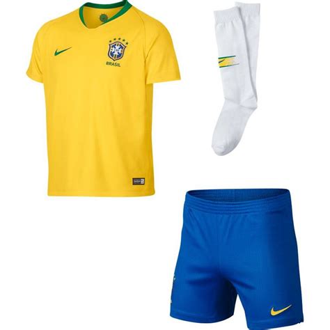 Brazil Nike Little Boys Home Kit 201819 Purchase Here Today