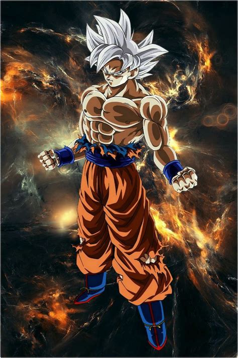 Goku Mastered Ultra Instinct Db En 2020 Fond Decran Dessin Dessin