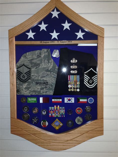 Military Shadow Boxes Custom Displays And Retirement Ts Military
