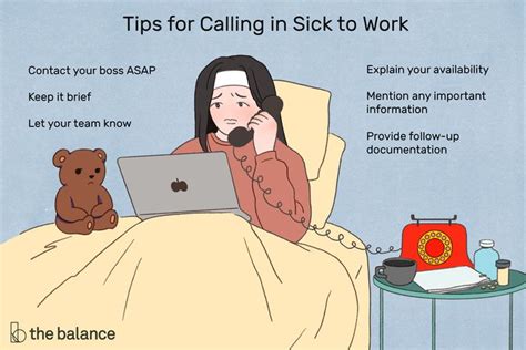 Tips For Calling Or Emailing In Sick To Work Sick Dr Book Work