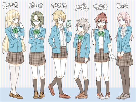 Anime High School Anime School Girl Comedy Anime Genderbend Anime