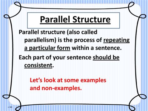 What Is Parallelism Definition Examples Of Parallel Structure In