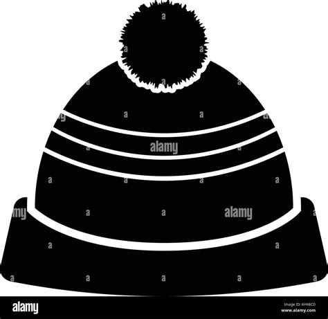 Winter Hat Silhouette Stock Vector Image And Art Alamy