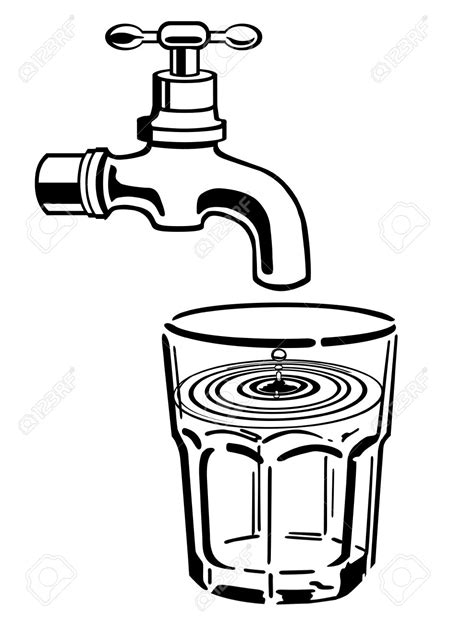Drink Water Clipart Black And White 20 Free Cliparts Download Images
