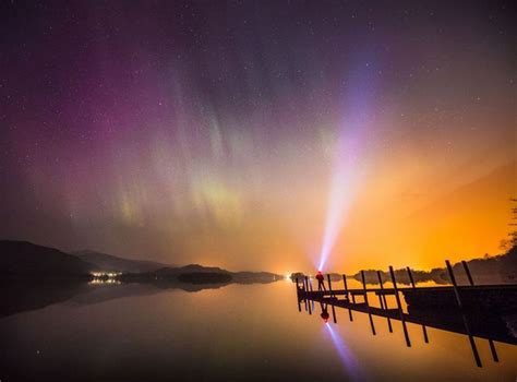 Northern Lights Uk Stunning Aurora Borealis Seen In Midlands Caused By