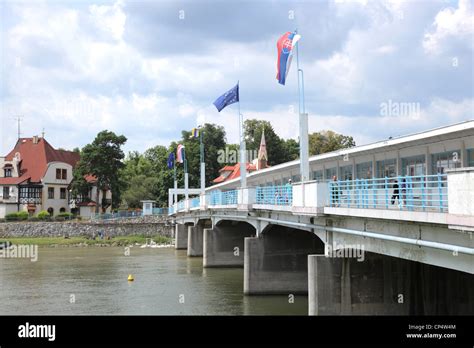 Bridge Piestany Slovakia Stock Photo Alamy