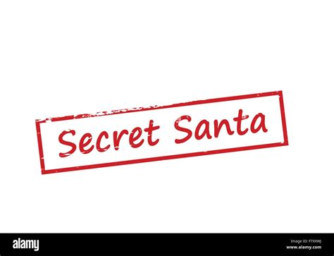 Secret Santa Stock Vector Images Alamy