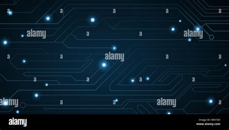 Futuristic Computer Circuit Background High Tech Design Circuit Board