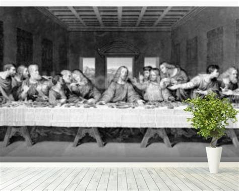 Leonardo Da Vinci The Last Supper Engraved By Frederick Bacon 1863