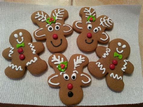 Approx 2 x 2, mini: gingerbread men decorations