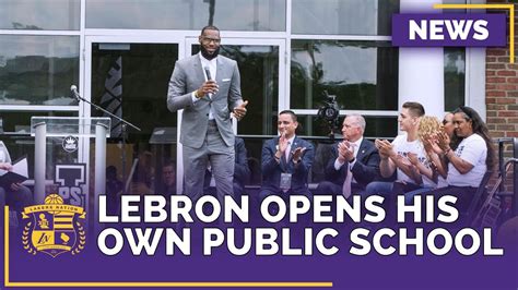 Lakers News Lebron James Opens The I Promise School In His Hometown