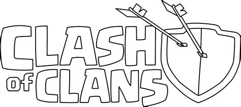 Download Clash Of Clans Logo Drawing Full Size Png Image Pngkit