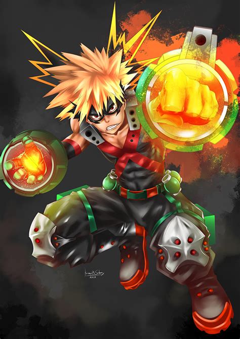 My Hero Academia Katsuki Bakugo On Behance