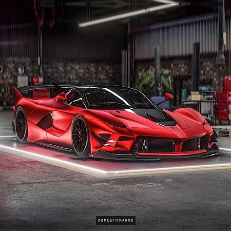 Ferrari Fxx K Evo “beauty Sleeper” Has Satin Chrome Red Draped Over