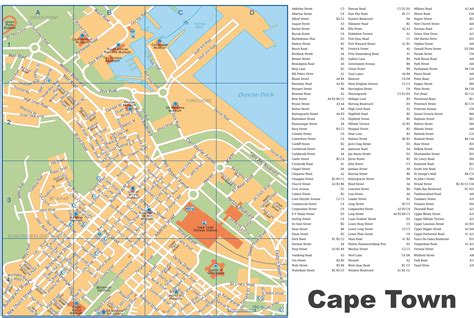 Click full screen icon to open full mode. Cape Town street map