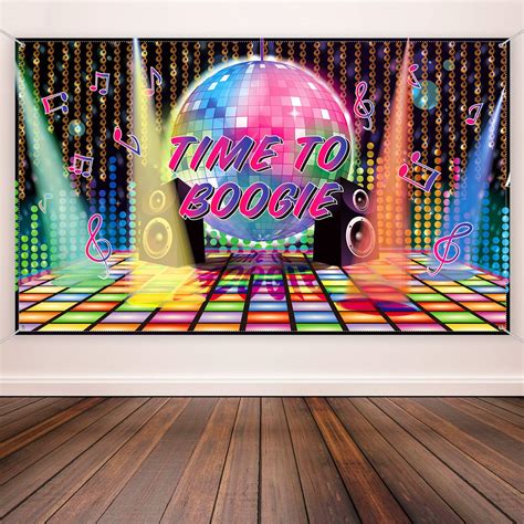 70s Theme Party Decorations Disco Backdrop Banner 60s 70s 80s Photo