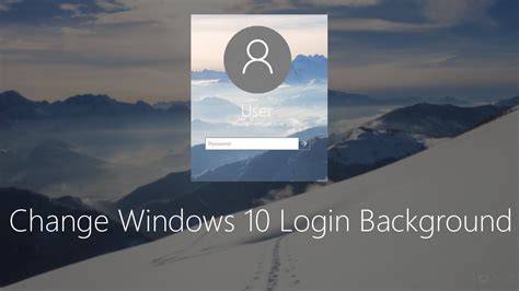 How To Change The Windows 10 Login Screen Background