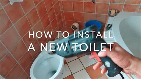 How To Install A New Toilet Youtube