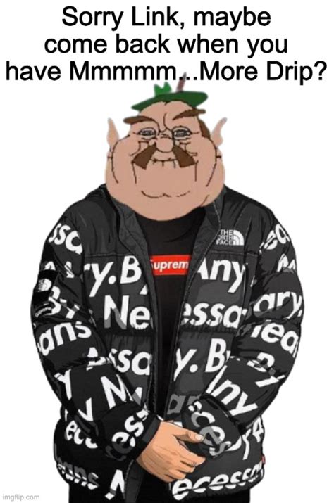 Supreme Drip Outfit Meme Template