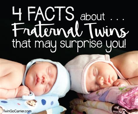 Facts About Fraternal Twins That May Surprise You Twingo
