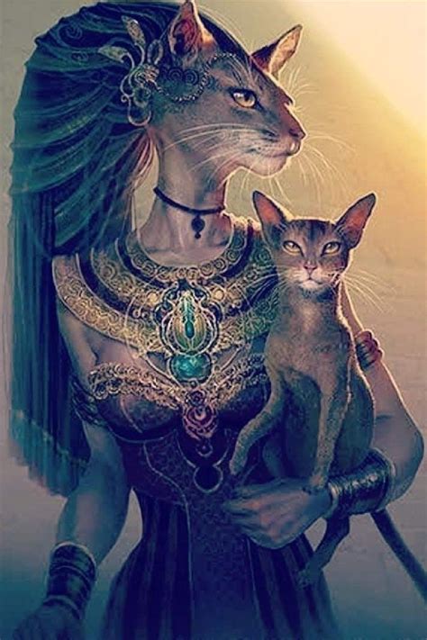 Who Is Bastet The Egyptian Goddess Of Protection In 2021 Egyptian