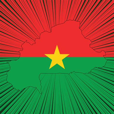 Burkina Faso Independence Day Map Design 11718888 Vector Art At Vecteezy