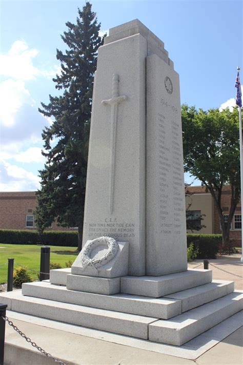 Lloydminster War Memorial Saskatchewan Virtual War Memorial