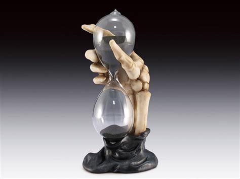 Skeleton Hand Hourglass 65 Shag Alternative Superstore